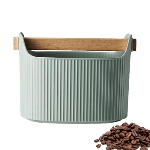 Coffee Puck Knock Box &amp;ndash; Grind Bin, Container | Large 1300ml Non-Slip Waste Holder With Removable Bar for Baristas Home Cafe Coffee Grounds Collection Tool Shockproof Dumping Accessory