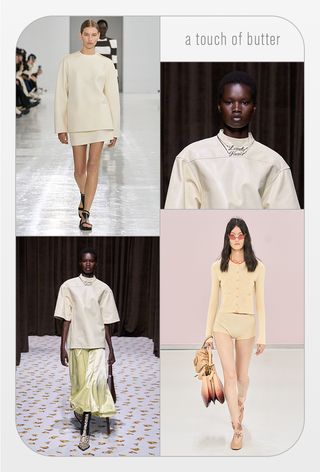 Runway imagery from the spring 2025 shows in Milan.