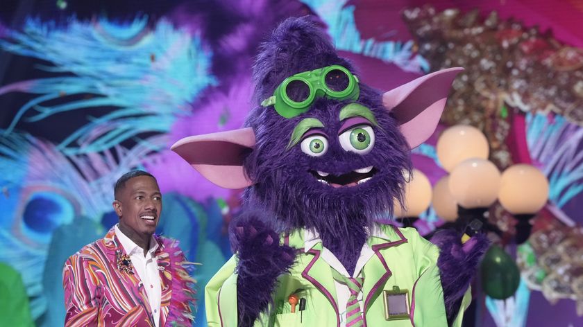 Stud Muffin and Nick Cannon on The Masked Singer season 13