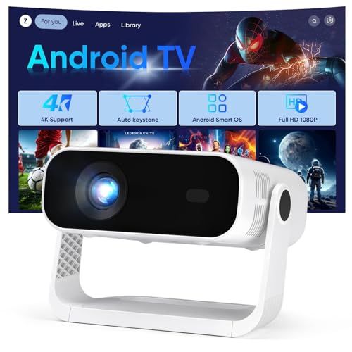 Smart Projector 4K with Wi-Fi and Bluetooth