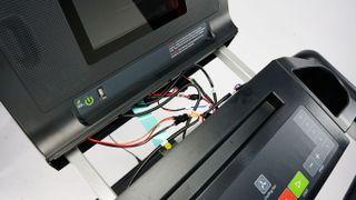 LifeSpan Treadmill TR3000iT wires leading from console