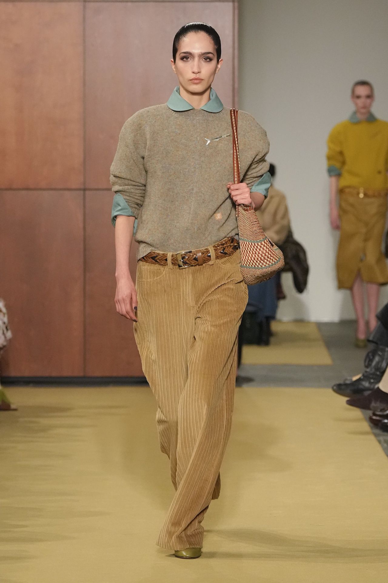 models on the Fall 2026 Tory Burch fashion show runway