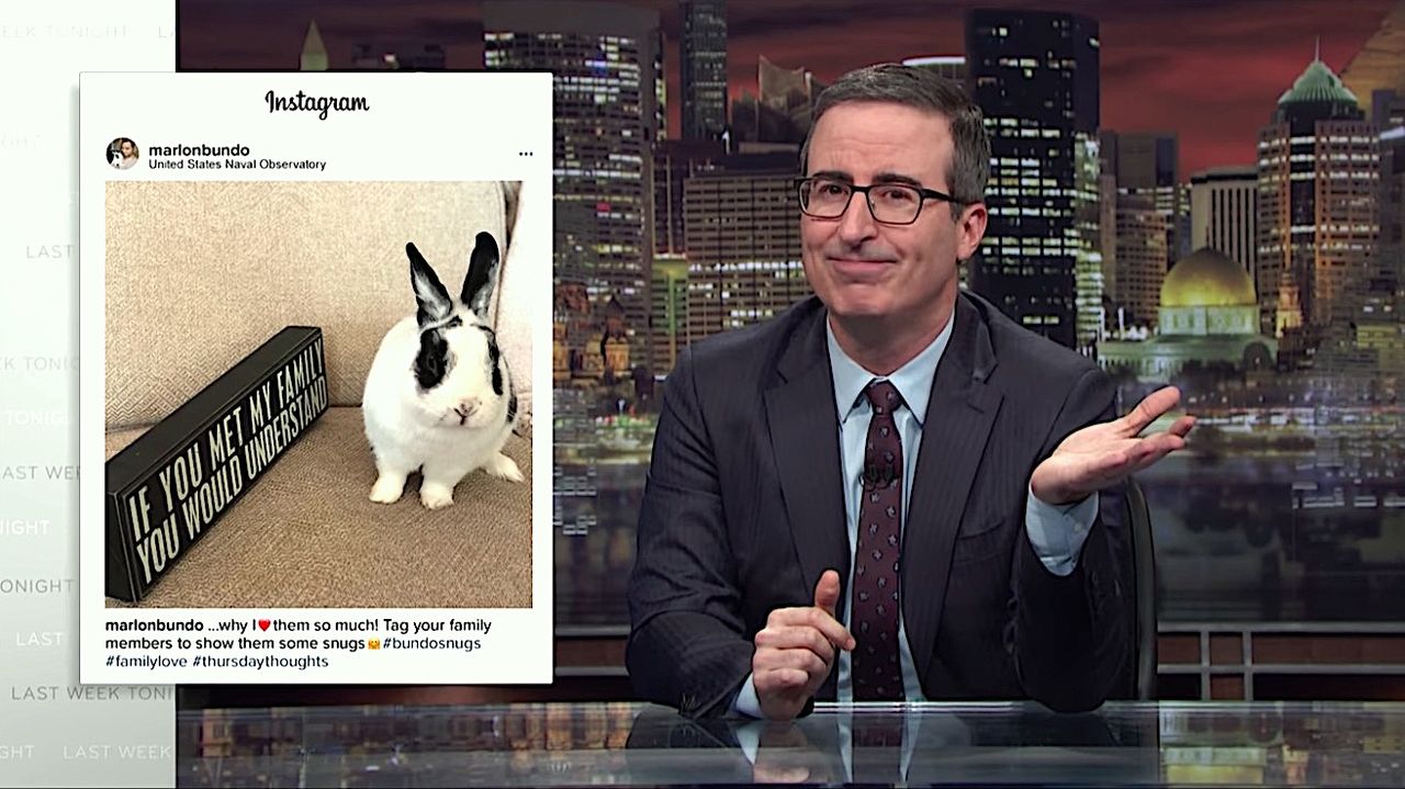 John Oliver likes Marlon Bundo