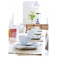 IKEA VÄRDERA Coffee cup and saucer, white