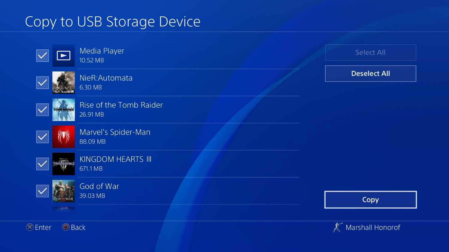 backing up ps4 games to external hard drive