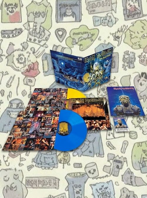 Live After Death 40th Anniversary Edition - 2LP Blue & Yellow Vinyl