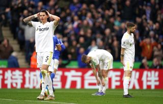 Leeds are in danger after losing their last six matches