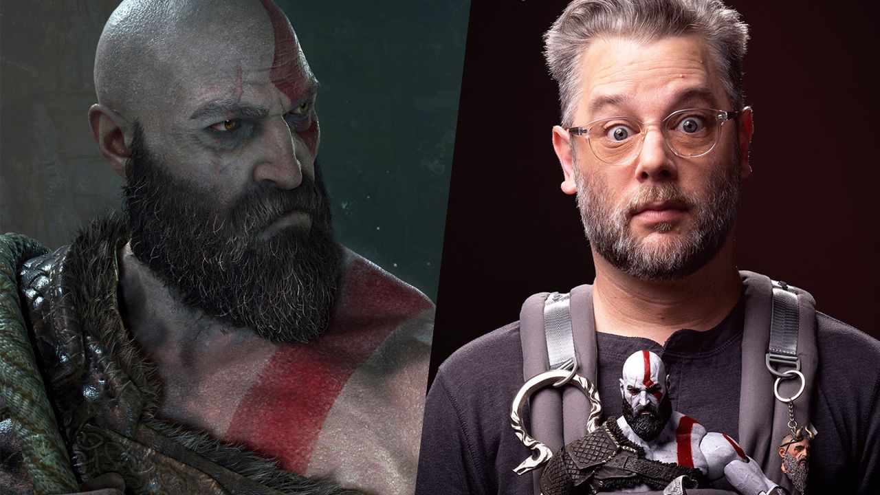 Kratos in God of War and Cory Barlog in Raising Kratos