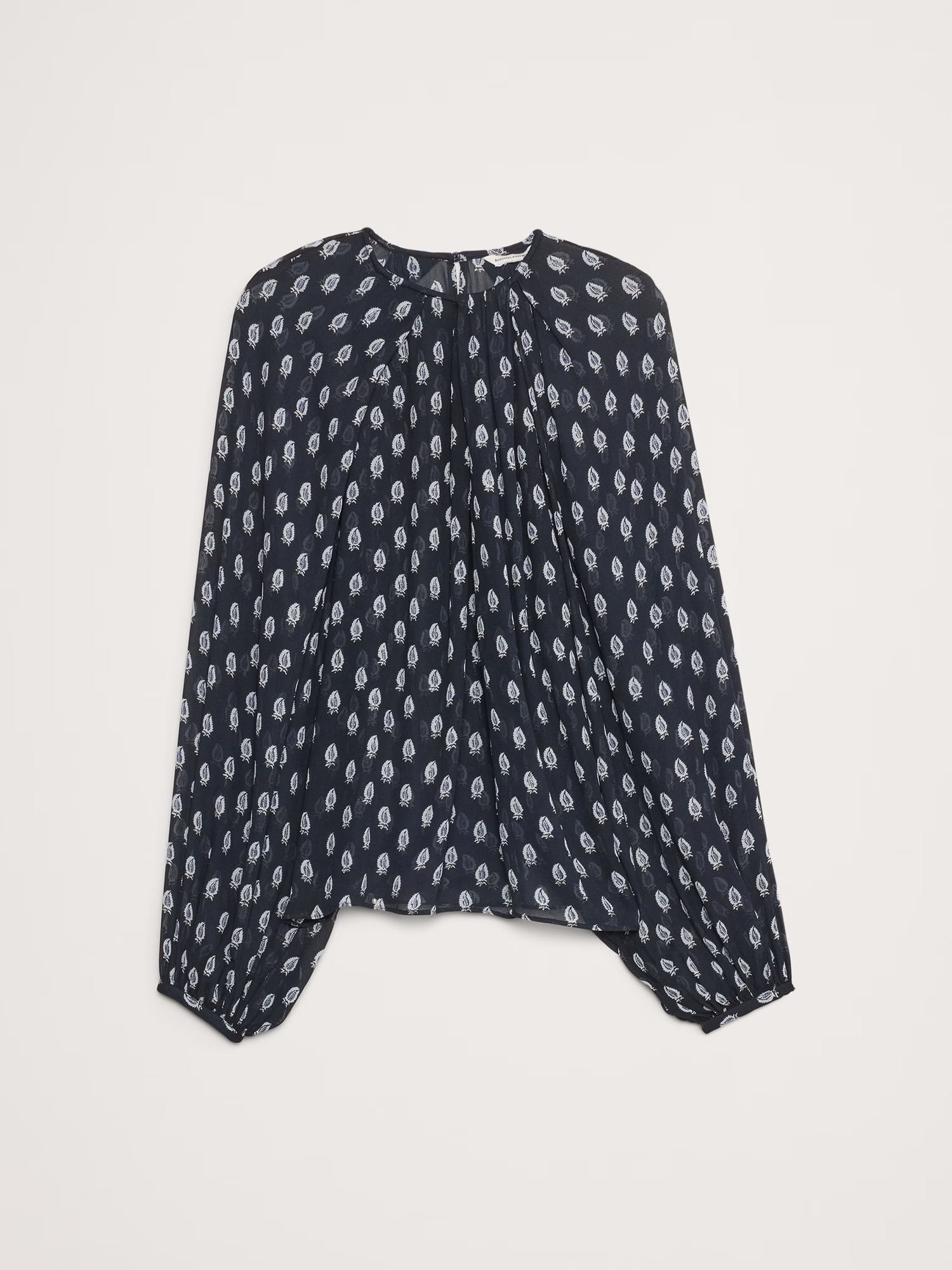 Banana Republic, Chiffon Twist-Neck Top
