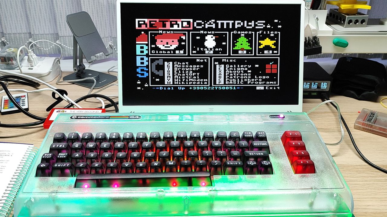 Commodore 64 Ultimate using a BBS