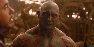 Drax is invisible in guardians of the galaxy.
