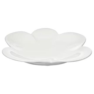 TJÄRLEK Side plate, white, 8 "