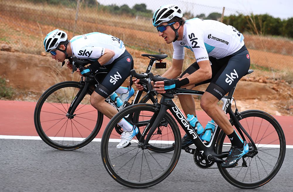 Gianni Moscon (Team Sky) in Valencia