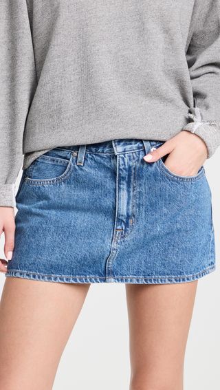 Low Rise Micro Miniskirt