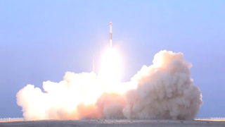 China launched a pair of communications satellites, called KL-α-A and KL-α-B, atop a Kuaizhou-1A rocket on Nov. 17, 2019 from the Jiuquan Satellite Launch Center in northwest China.