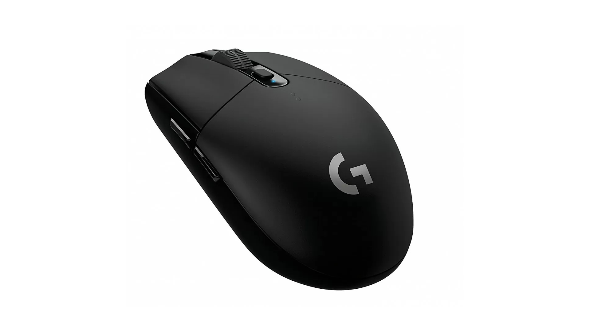 Logitech G305 Lightspeed against a white background