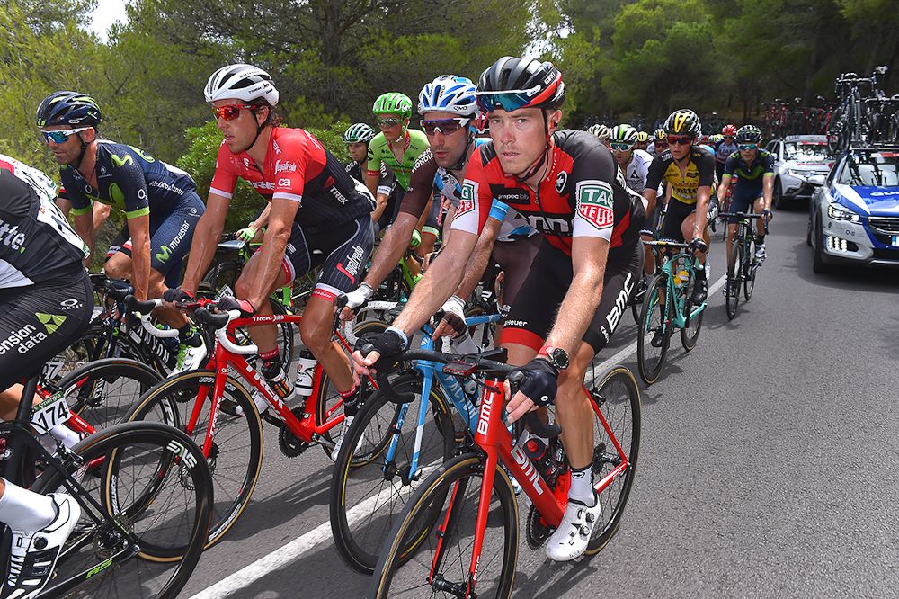 Rohan Dennis in action during stage 5 at the Vuelta