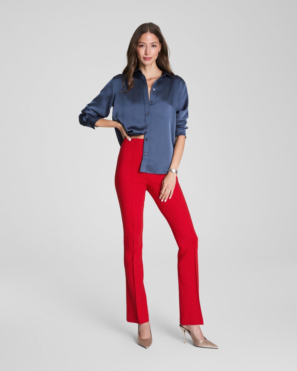 Spanx red pants