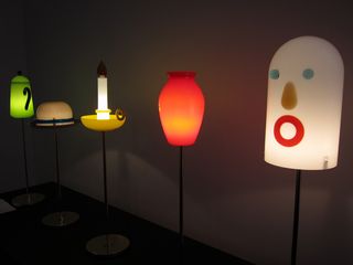 'Mae West' lamps by Studio Job at Galerie Vivid