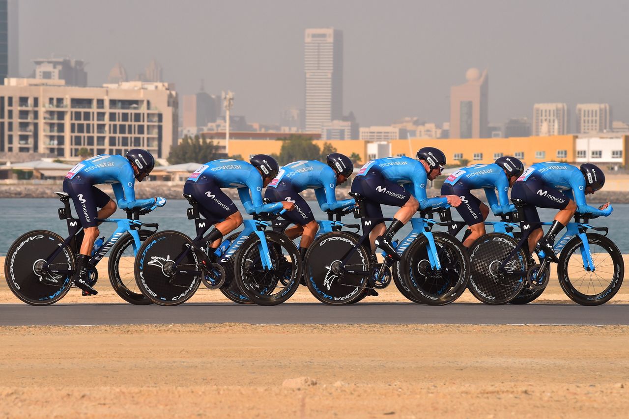 Movistar stay tight in the TTT