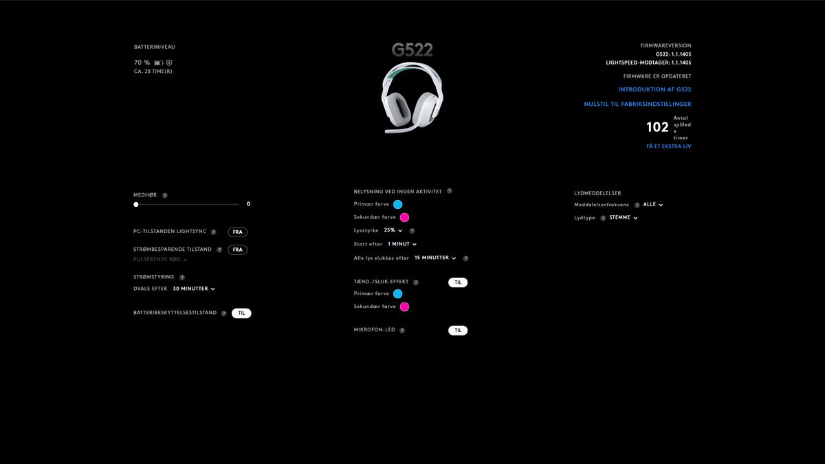 Logitech G522 Lightspeed