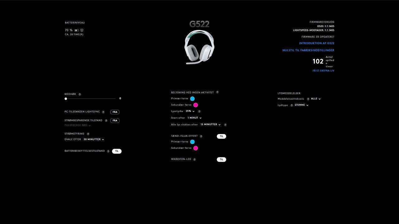 Logitech G522 Lightspeed