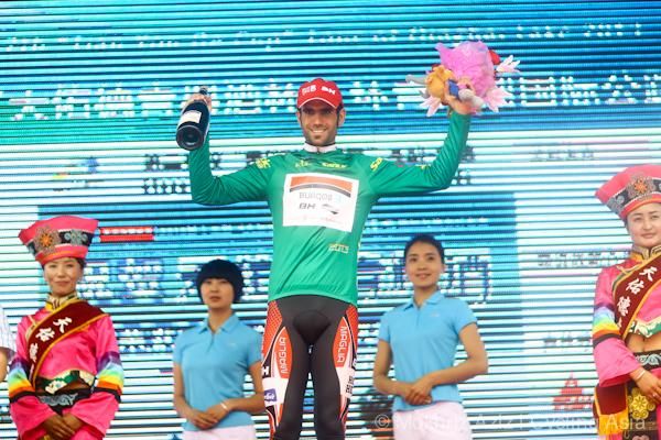 Luis Mas Bonet in the points classification lead