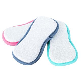 Three Minky m cloth cleaning pads