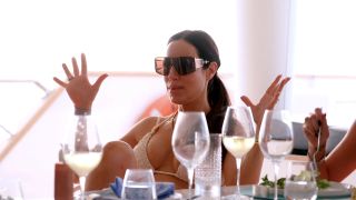 Angie K in a bikini on Below Deck: Down Under