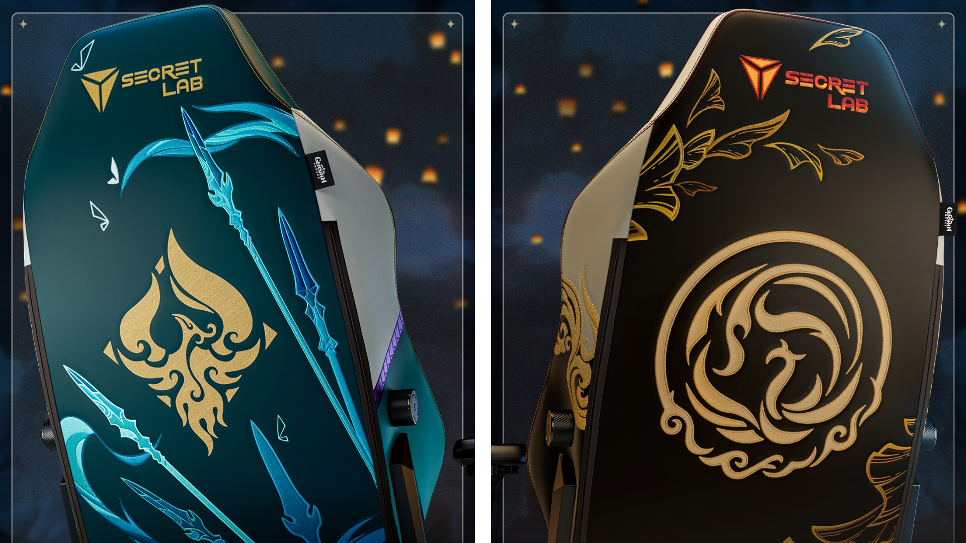 Secretlab Genshin Impact chairs.