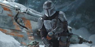 The Mandalorian and The Child on The Mandalorian (2020)