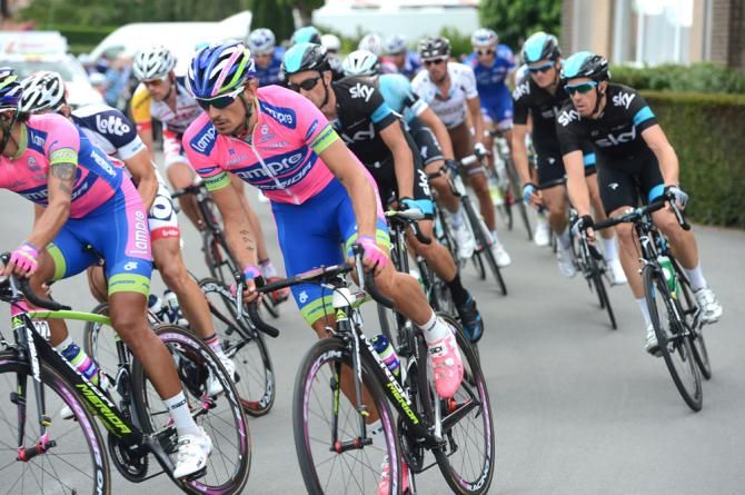 Filippo Pozzato (Lampre) on stage one of the Eneco Tour