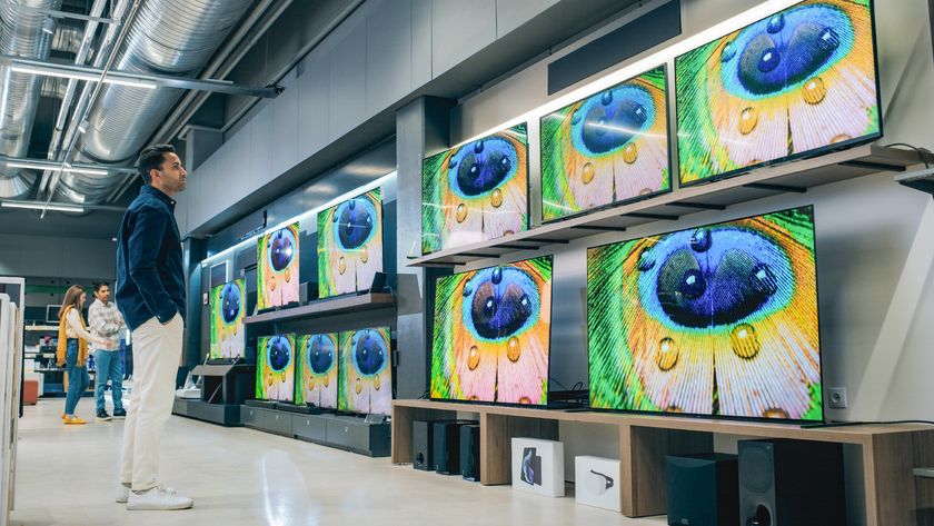 Refurbished TVs in department store 