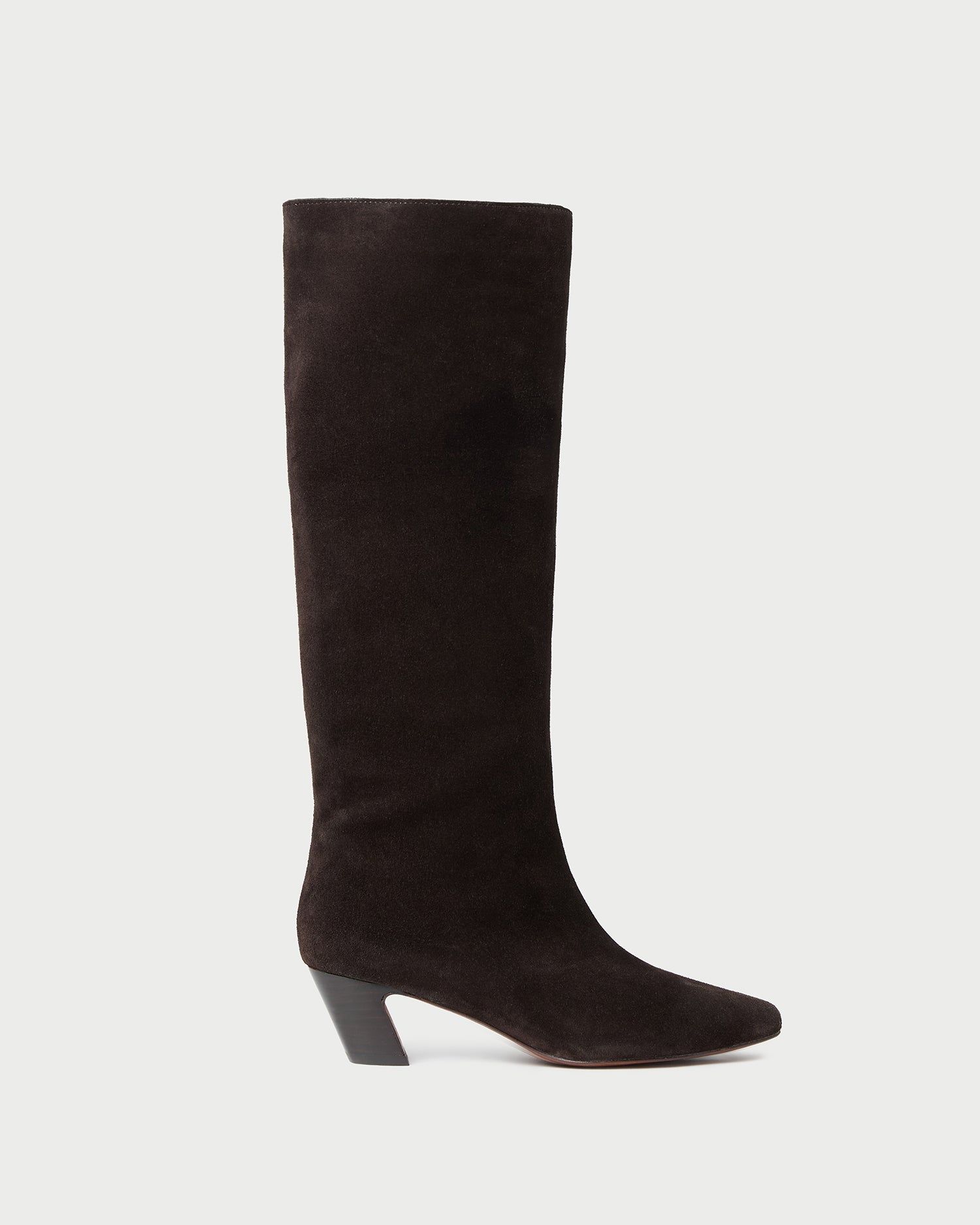 Marley Brown Suede Tall Boot - Brown / 5