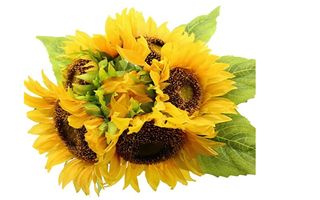 AmyHomie Artificial Flowers, Artificial Sunflower Bouquets, Fake Flowe –