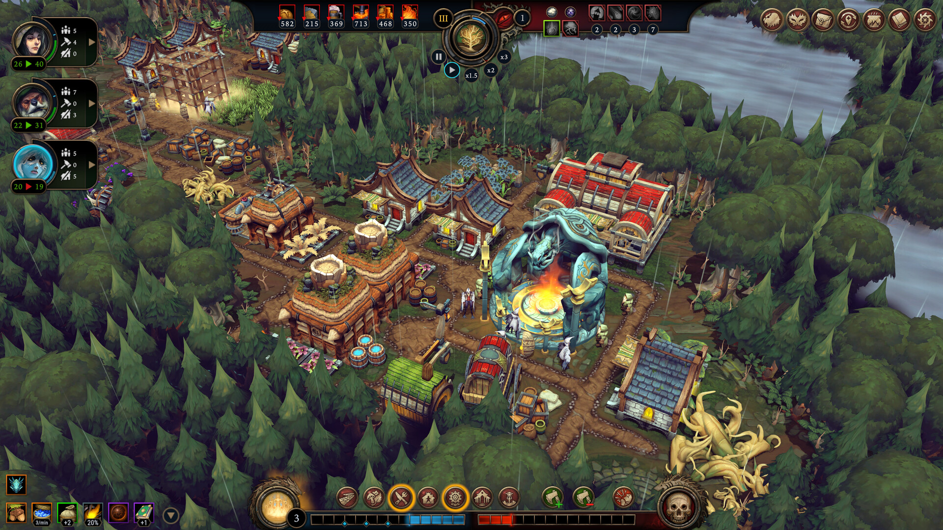 Screenshot from Against the Storm game