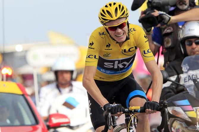 Chris Froome isn't the picture of grace and style on the bike, but it seems to work - he extended his lead in the overall classification