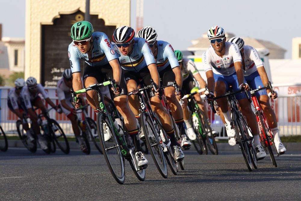Belgium controlled the men's race and came away with a bronze medal