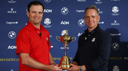 Ryder Cup captains Zach Johnson and Luke Donald