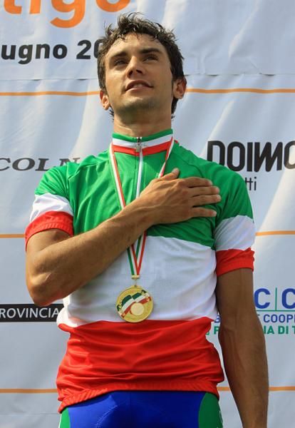 Italy's U23 road champion Stefano Agostini.