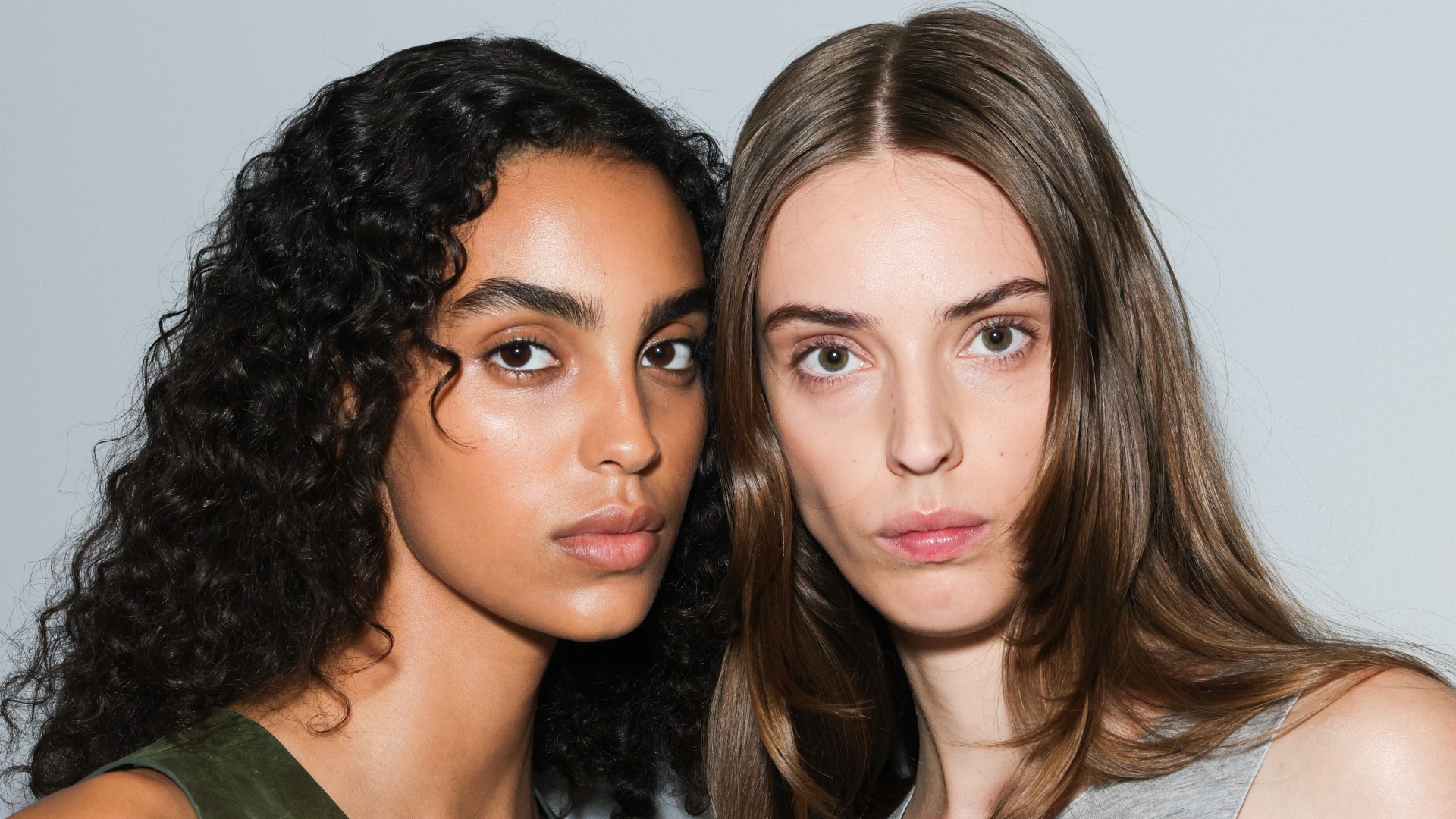 Backstage at JW Anderson during Milan Fashion Week.