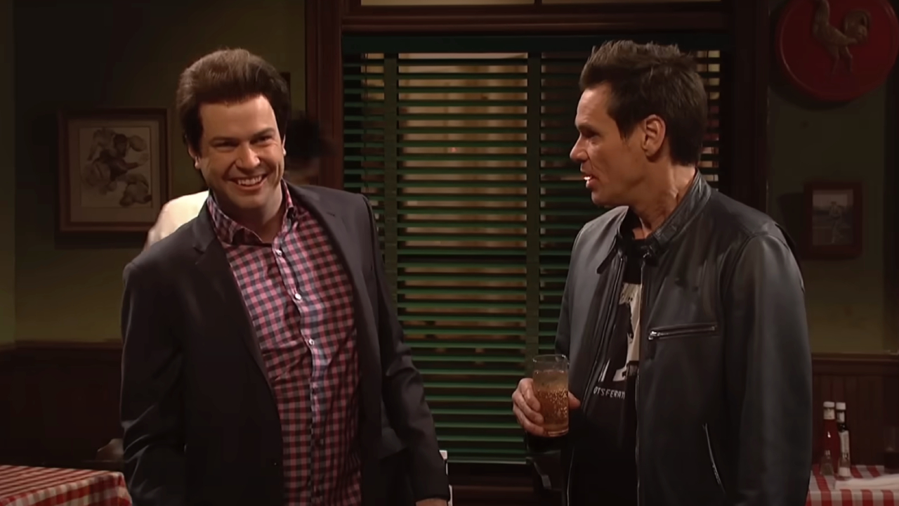 Taran Killam as Jim Carrey and Jim Carrey on SNL