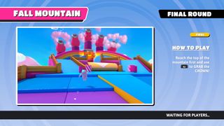 Fall Guys Ultimate Knockout Fall Mountain Waiting Screen