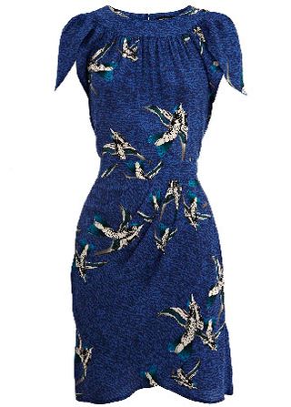 Warehouse bird print silk dress, £65