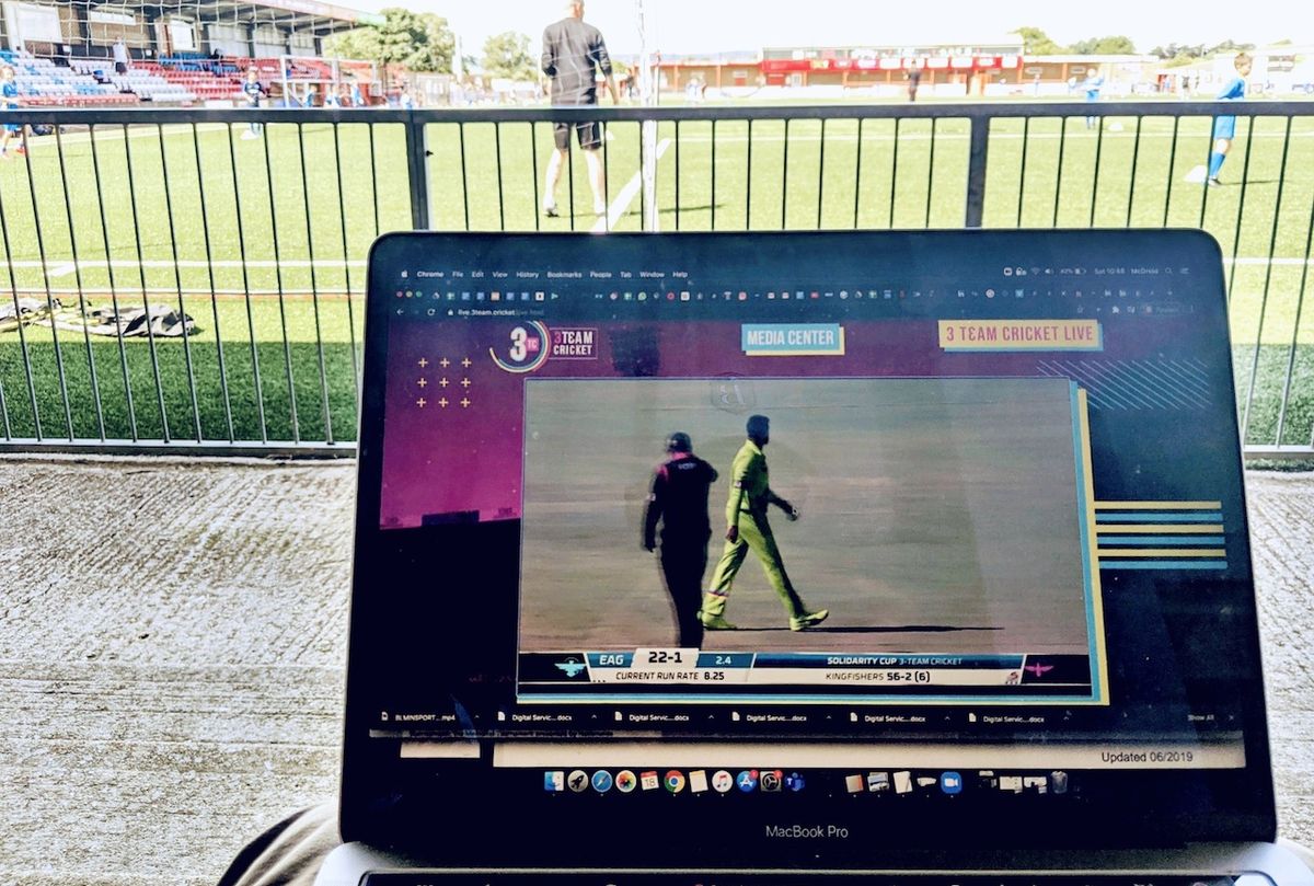 PT SportSuite used three AJA HELO H.264 streamers/recorders to produce a global live stream of the first-ever Three-Team Cricket match at SuperSport Park in Centurion, South Africa. 