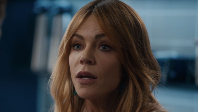 Close-up of Morgan as she's lying to Rhys in High Potential Season 2