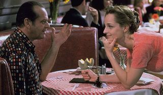 Jack Nicholson is hard to love, but Helen Hunt does in As Good As It Gets