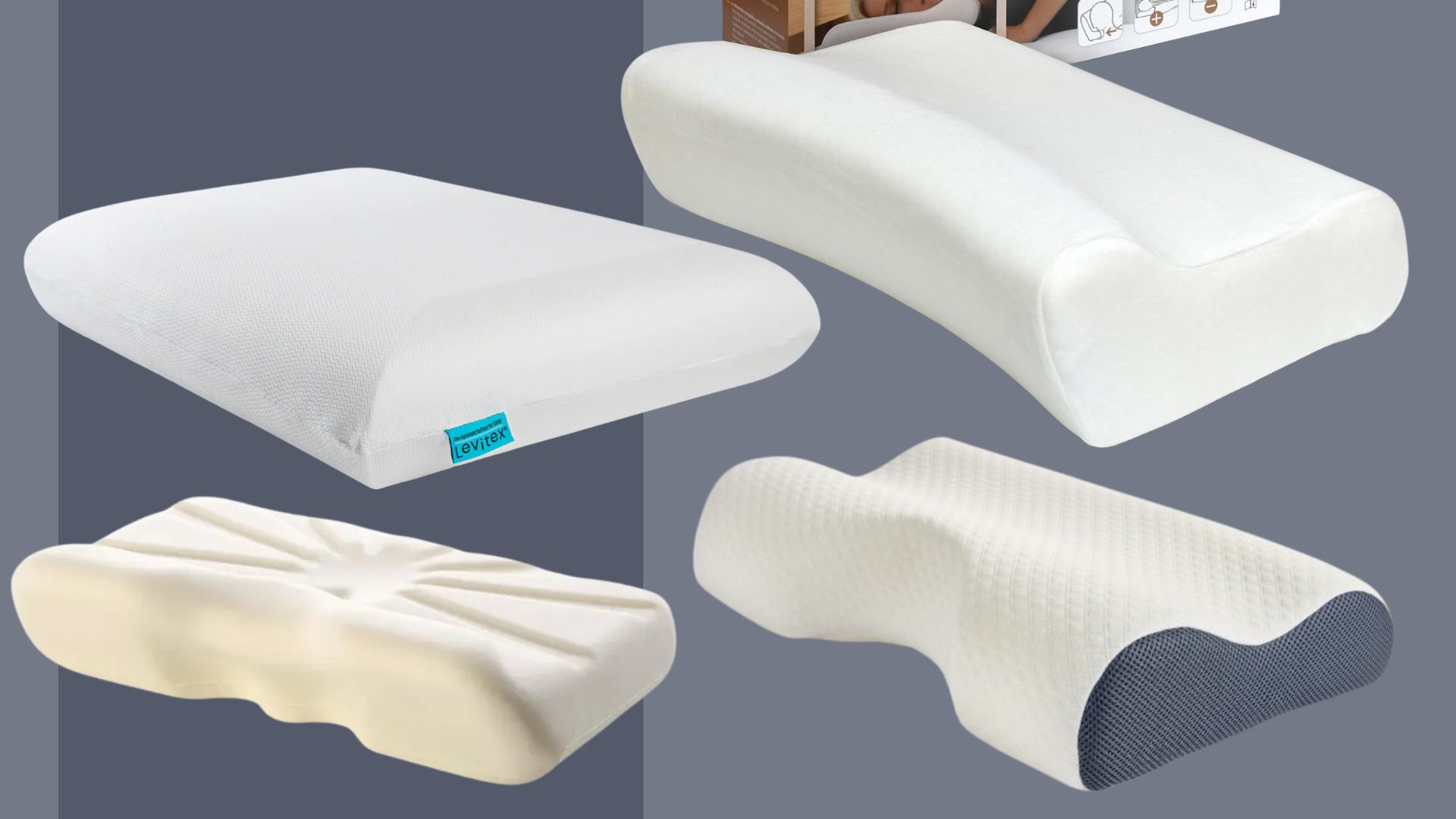 A collection of the best pillows for neck pain, tried and tested by the woman&amp;home health team