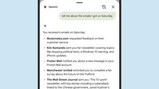 Gemini in Gmail on Android