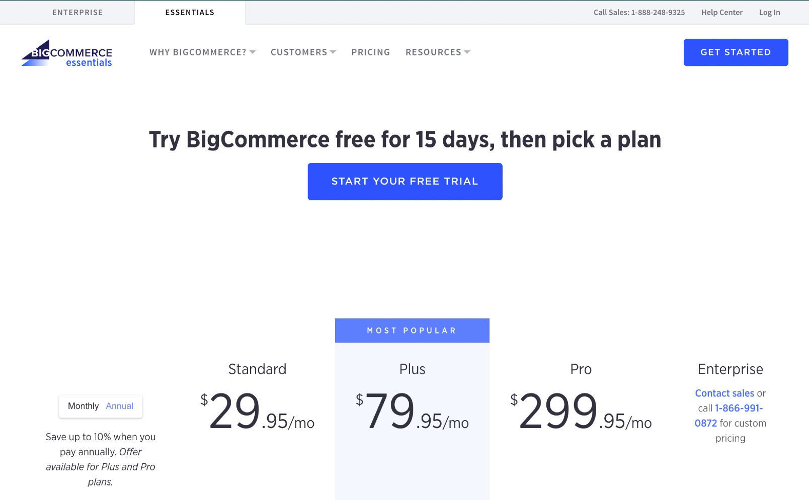 BigCommerce Plans